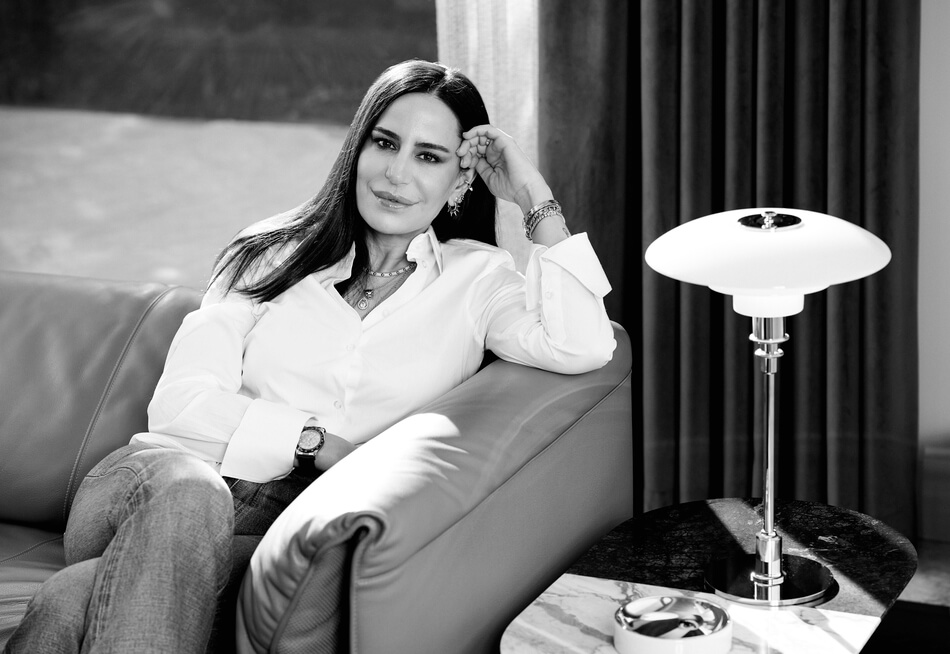 Melis Ragusin, black and white portrait